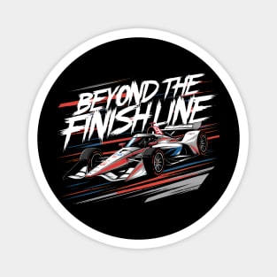 Indy 500 - Beyond the Finish Line Magnet